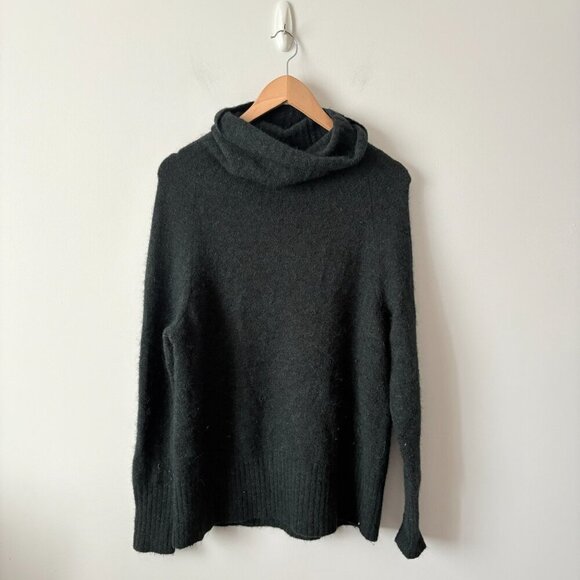 Aritzia Group by Babaton Plutarch Sweater Alpaca Turtleneck Dark Green Small - Picture 3 of 8
